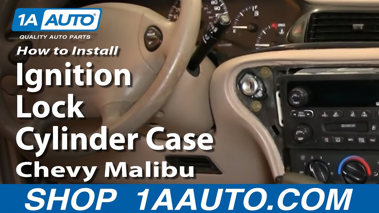 Как заменить корпус личинки замка зажигания на Chevrolet Malibu 97-03