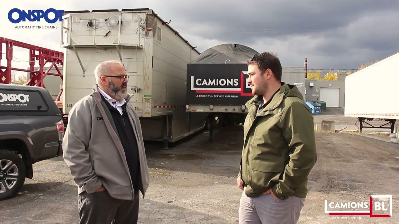 Onspot automatic tire chains review with Camions BL (2022)