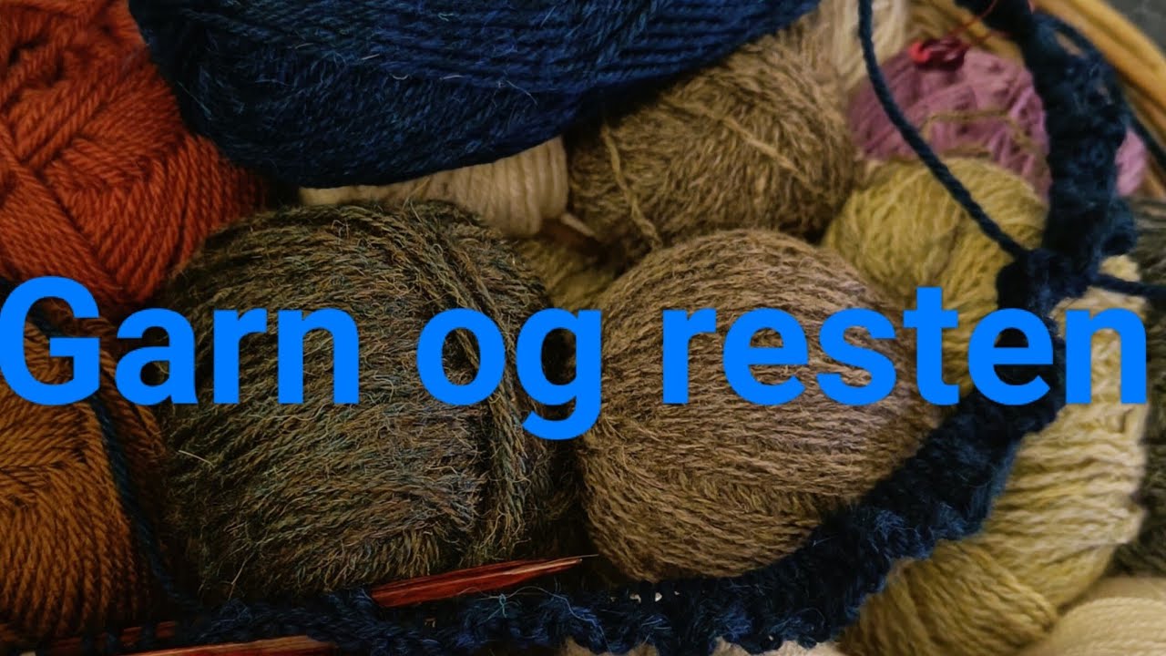 Garn og resten nr. 10 - juli 25 -Striber, Sommer og Smårester – idéer til restegarn 