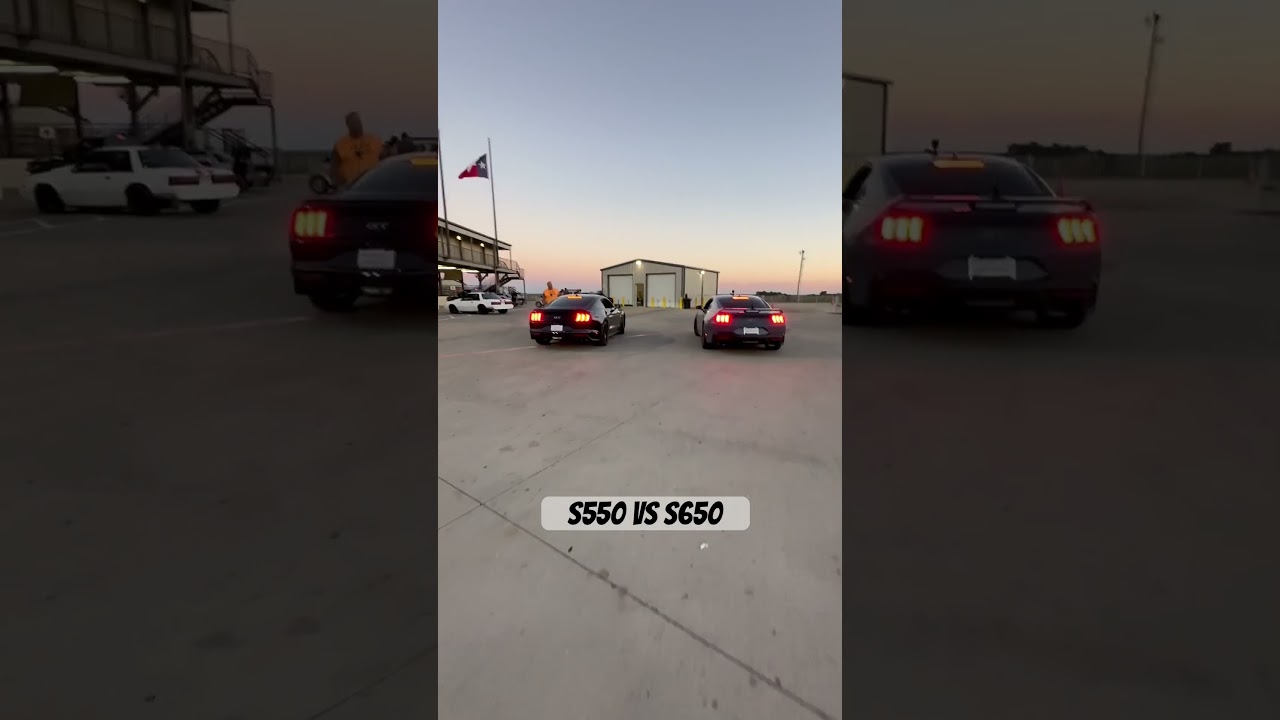 S550 vs s650! 🏎️💨#youtubeshorts #2024mustang #s650 #s550 #fordmustang #racecar #carshorts