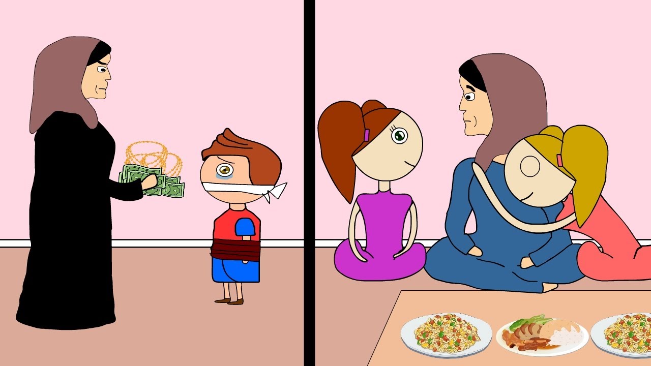 الحرمة الي دخلناها بيتنا واكرمناها خطفت اخوي وسرقت فلوسنا والنهاية صادمه😰#لمار_وميار