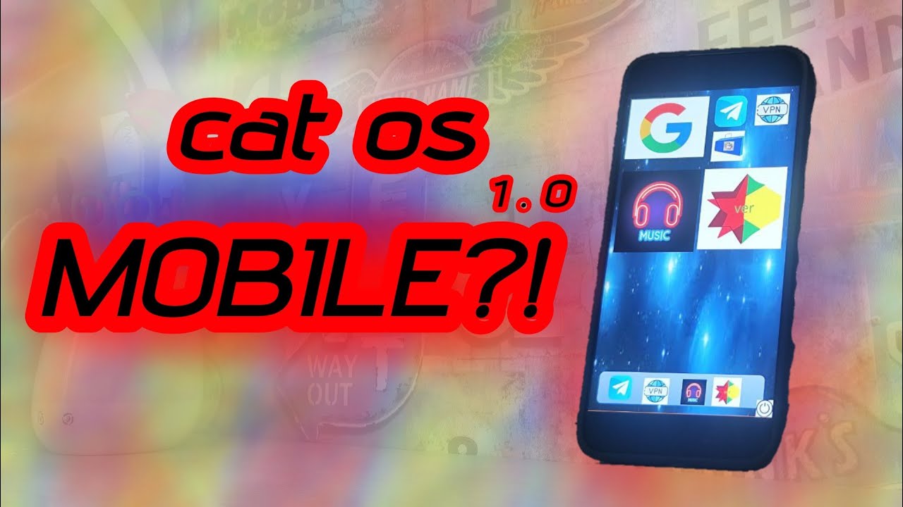 Обзор первой мобильной версии cat os - cat os mobile 1.0