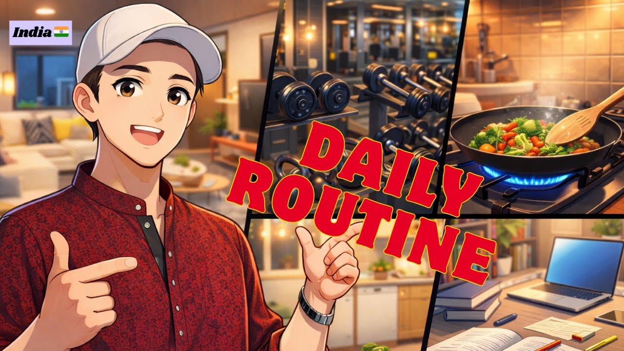 My Daily Routine in India 🇮🇳 | Hostel Life + Gym Tour 💪