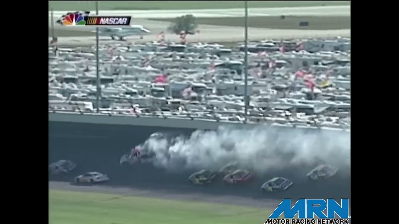 MRN call of the 2002 Daytona 500 big one ￼