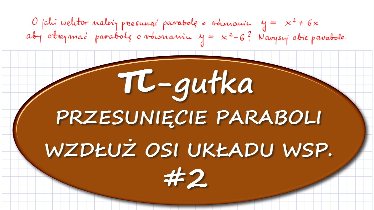 Pi-gułka. Przesunięcie paraboli #2