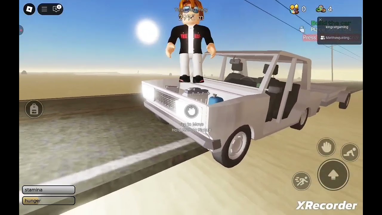 My friend got the car stuck at the bridge IN dusty trip multi-player