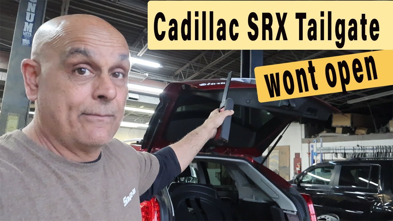 Багажник Cadillac SRX 2010-2016 не открывается. Ремонт ESAY.