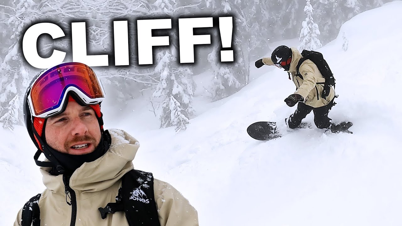 Snowboarding Here Is Scary - Cliffs, Drops & Traps