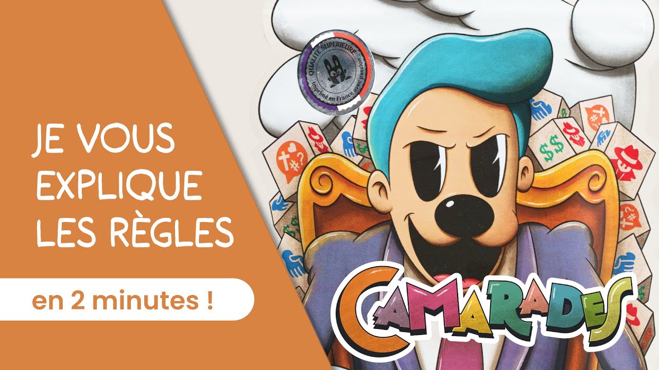 Je vous explique les règles du jeu CAMARADES en moins de 2 minutes!