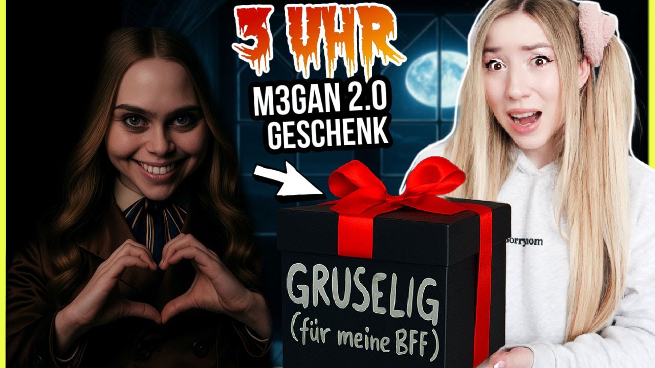 ÖFFNE nicht 3 Uhr Nachts von M3GAN 2.0 eine BFF schwarze XXL BOX untern BETT (eine GESCHENK FALLE?!)