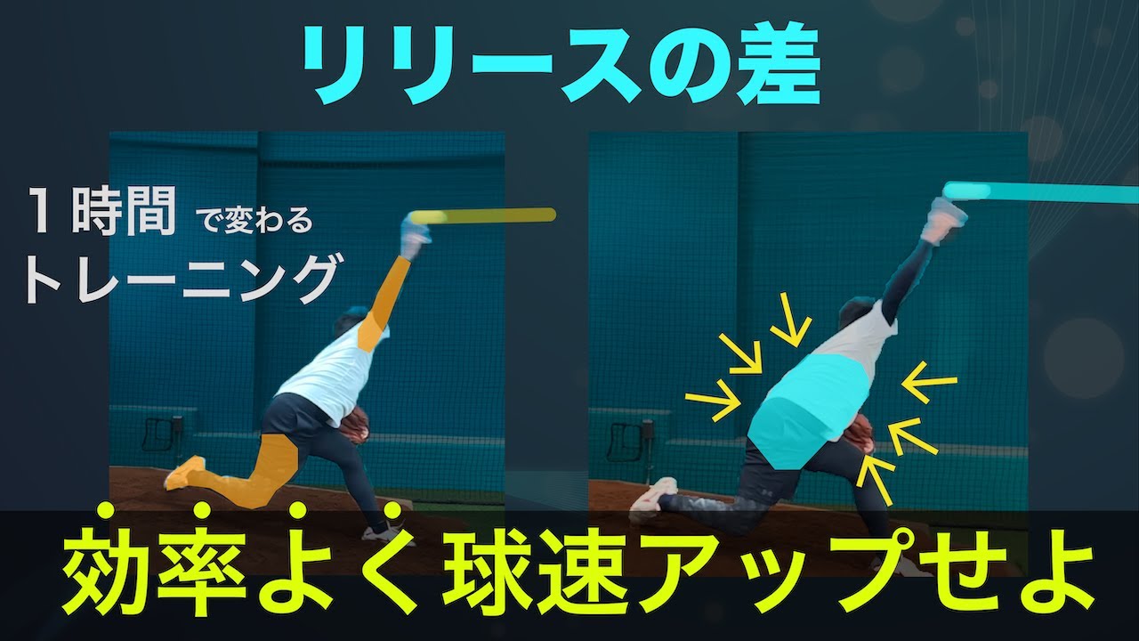球速アップを目指すなら、