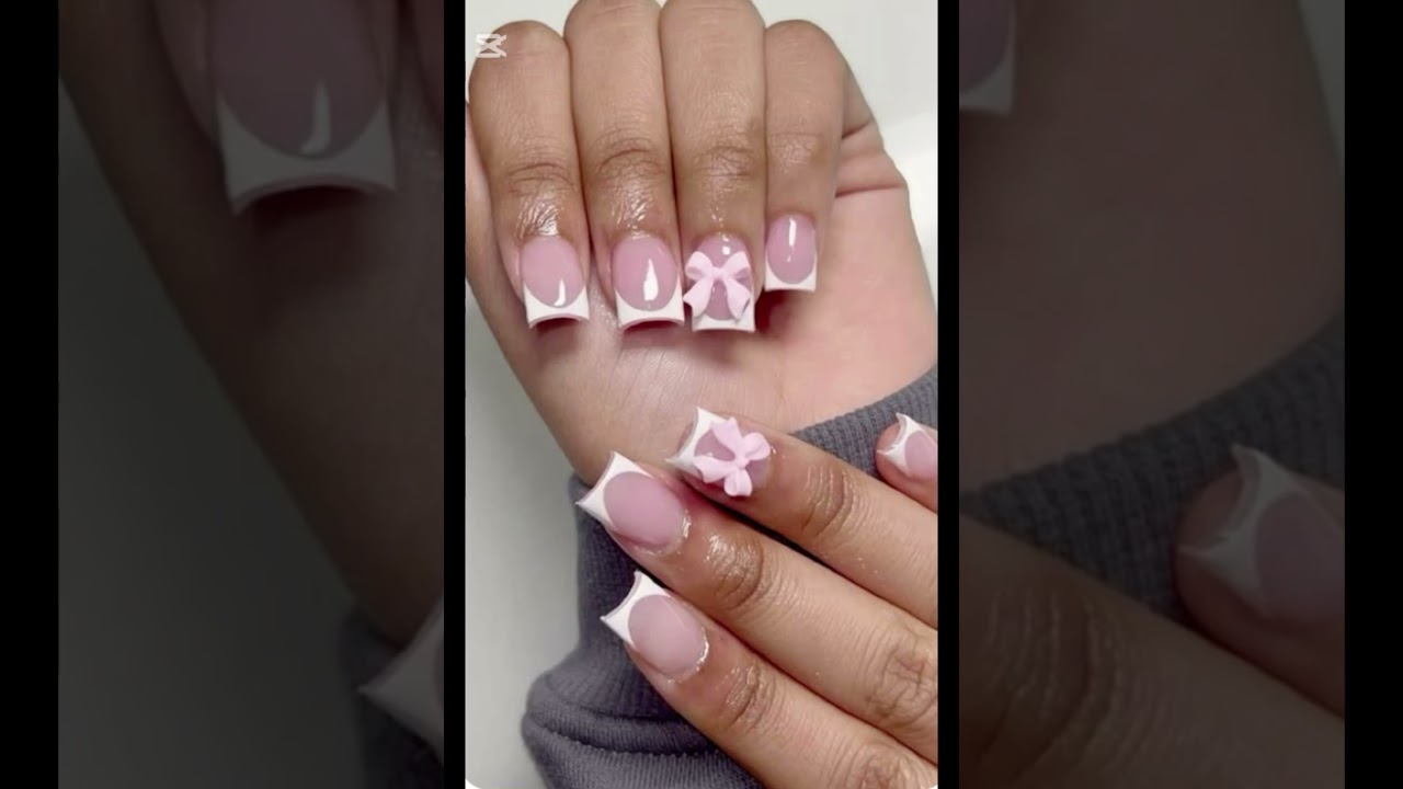 Nails for 12-13 year olds #nails #preppy #fyp