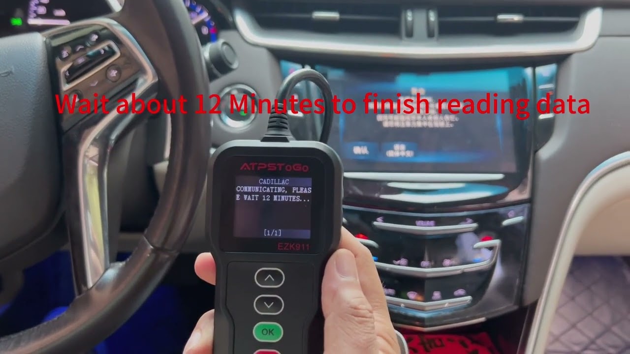 ATPSTOGO EZK911 Cadillac Key Fob Programmer add a smart keyless for a 2015 Cadillac ATS DIY at home