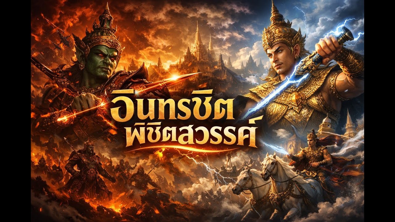 อินทรชิตพิชิตสวรรค์ | ตำนานรามเกียรติ์ ตอนศึกไมยราพ – สงครามยึดสวรรค์