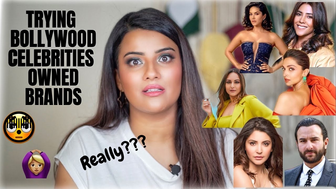 Trying BOLLYWOOD Celebrities Owned Brands | Disappointed 👎🏽