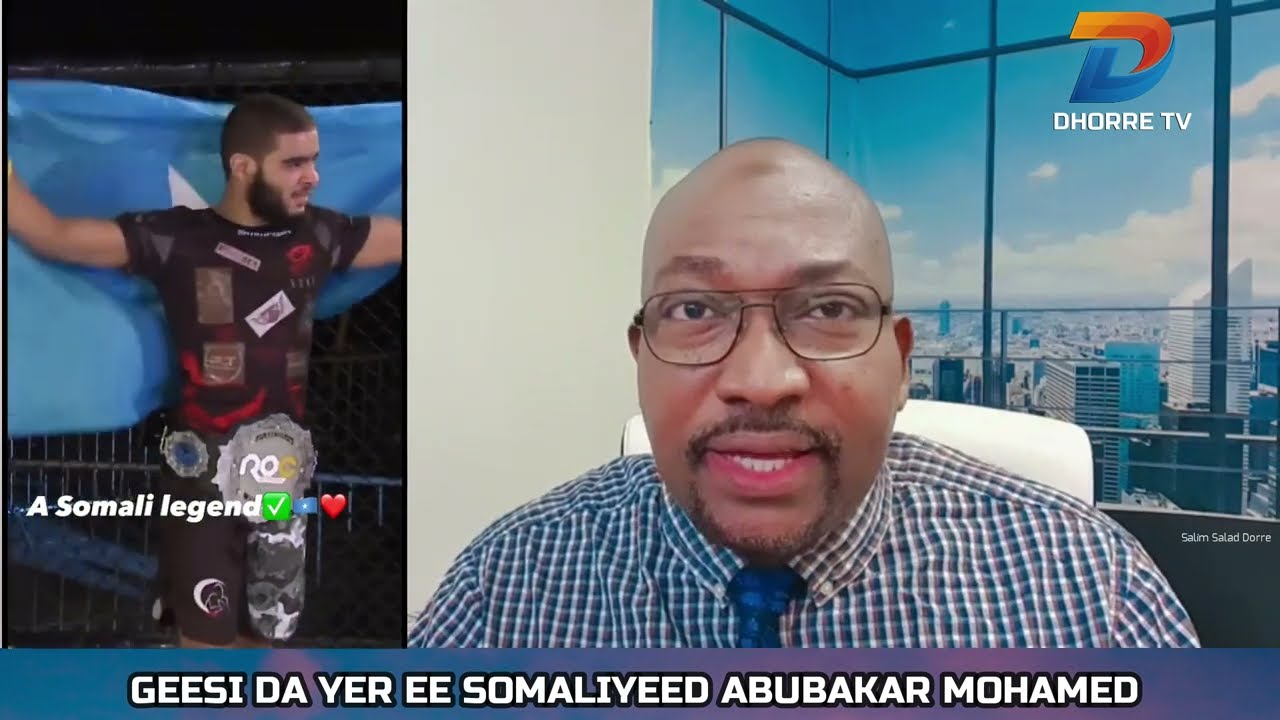 YOUNG SOMALI HERO ABUBAKAR MUHIMID MMA FIGHTER.