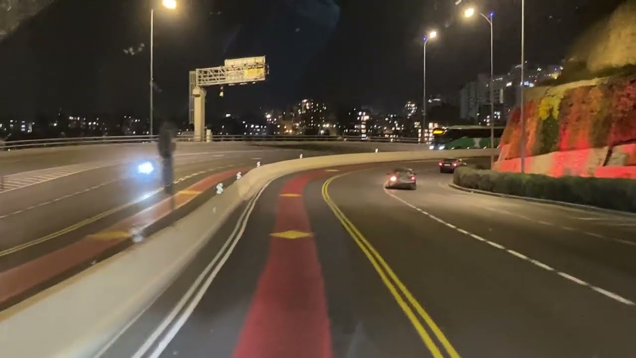 Up to Jerusalem! Ride With Me as we head up to the Golden City at night. A wonderful ride. 