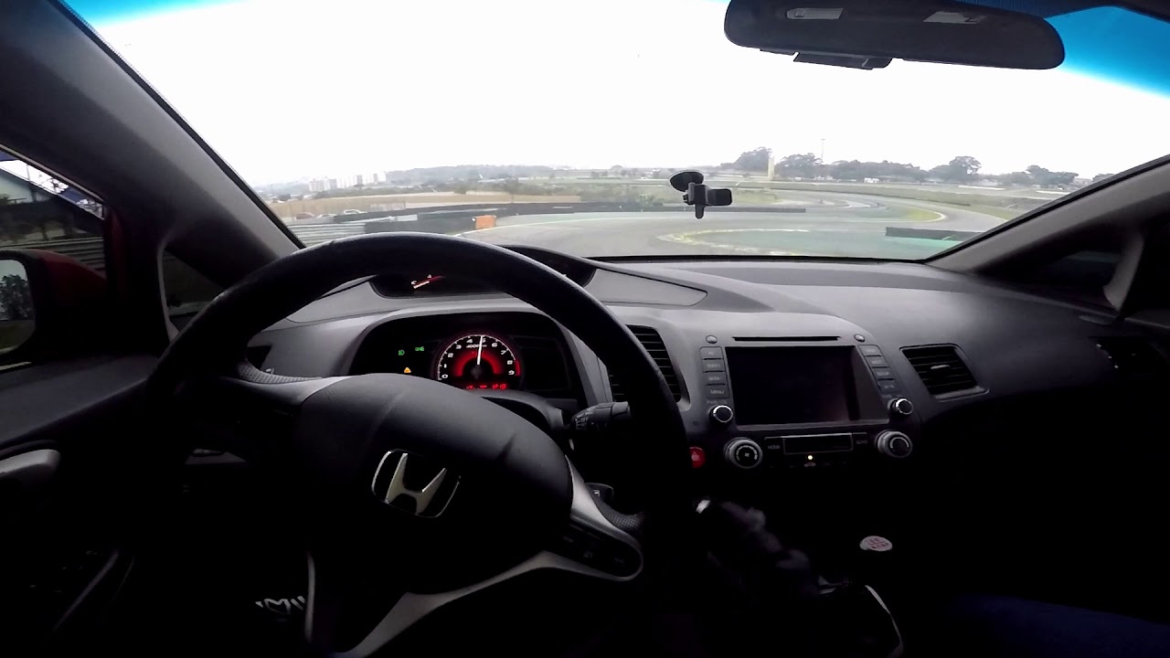 Track day crazy for auto Interlagos Opala x  Civic SI