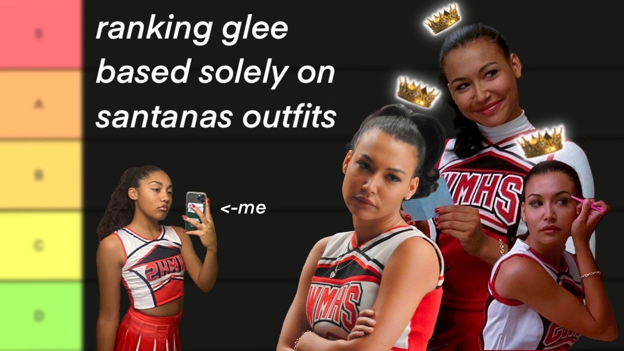 ranking glee (seasons 1-3) based solely on santana's outfits