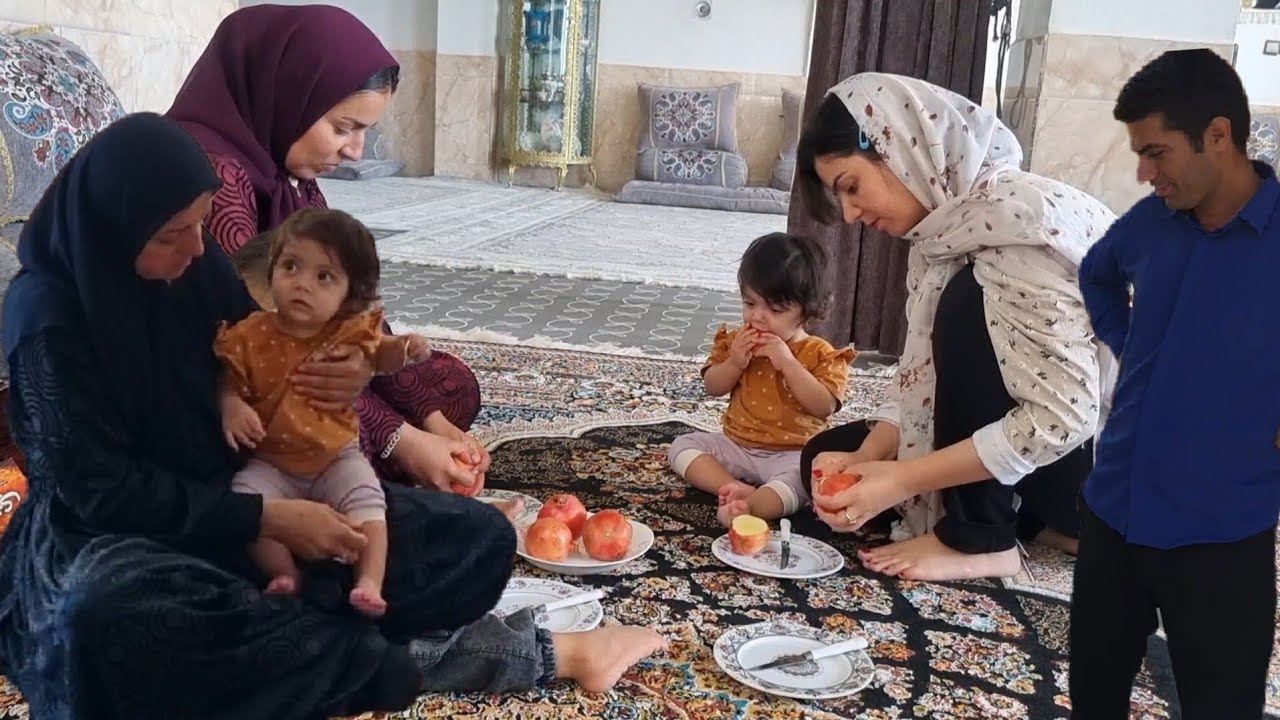 Family party in a simple home | Soghra's cooking surprised everyone