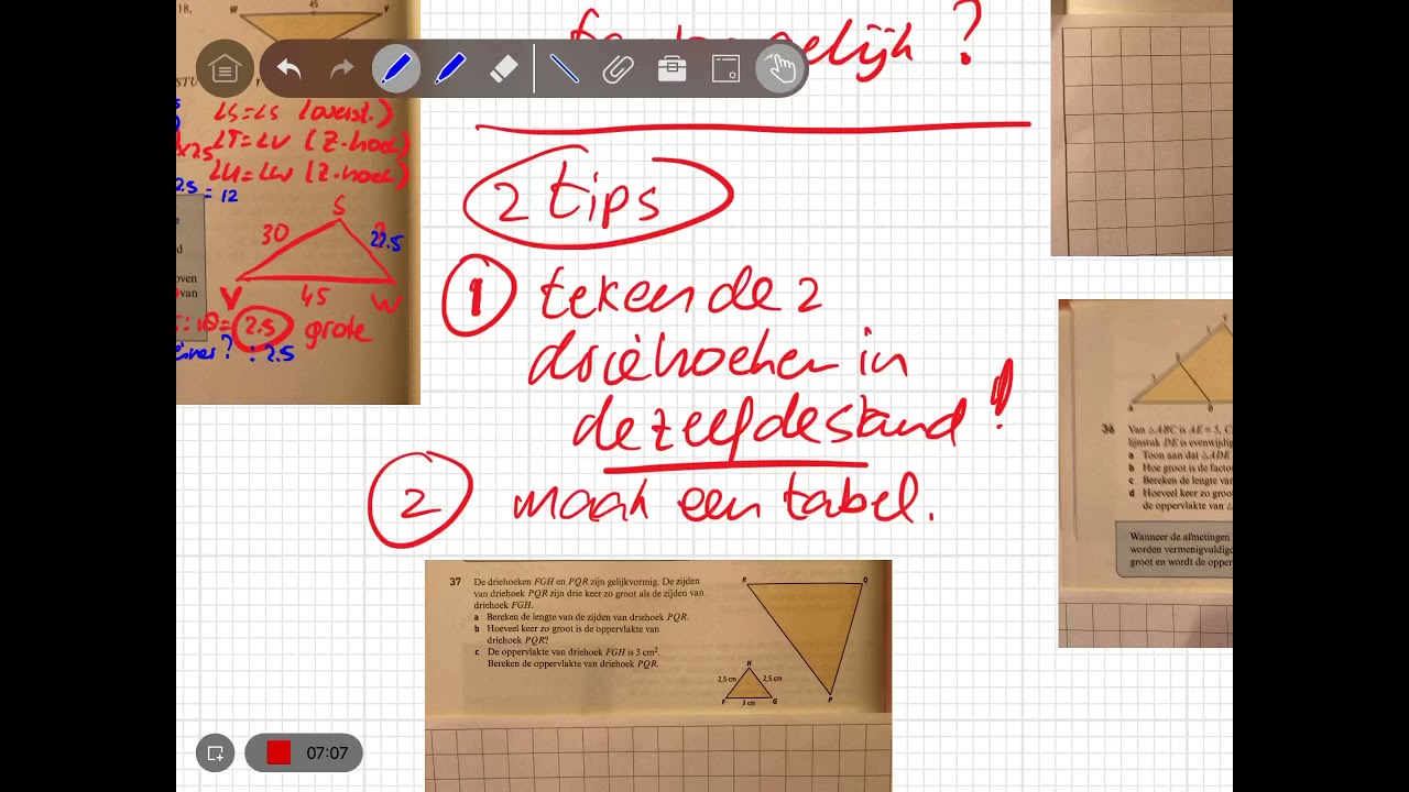 3 havo 3.5 Rekenen met gelijkvormigheid