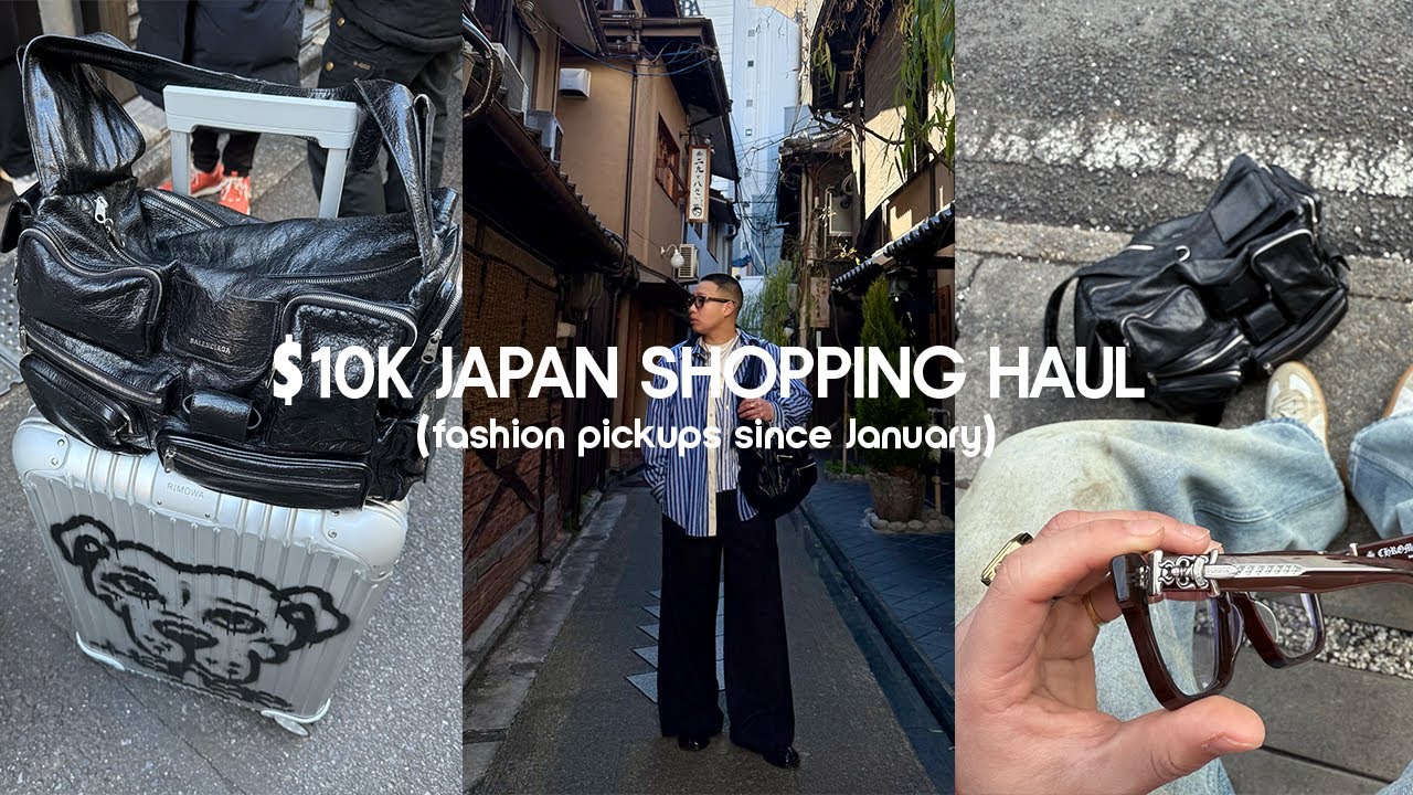 japan shopping haul + fashion pickups since 2025 (kapital, chrome hearts, balenciaga, etc)