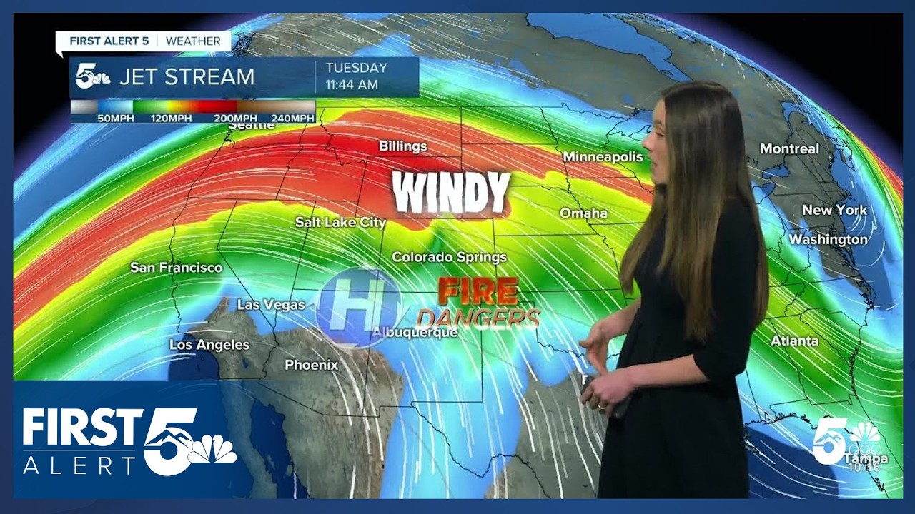 Temperatures start to climb tomorrow ahead of windy conditions later this week
