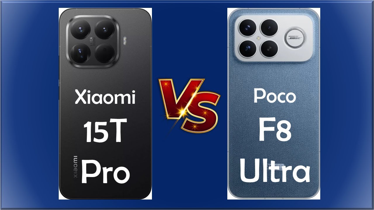 Poco F8 Ultra vs Xiaomi 15T Pro