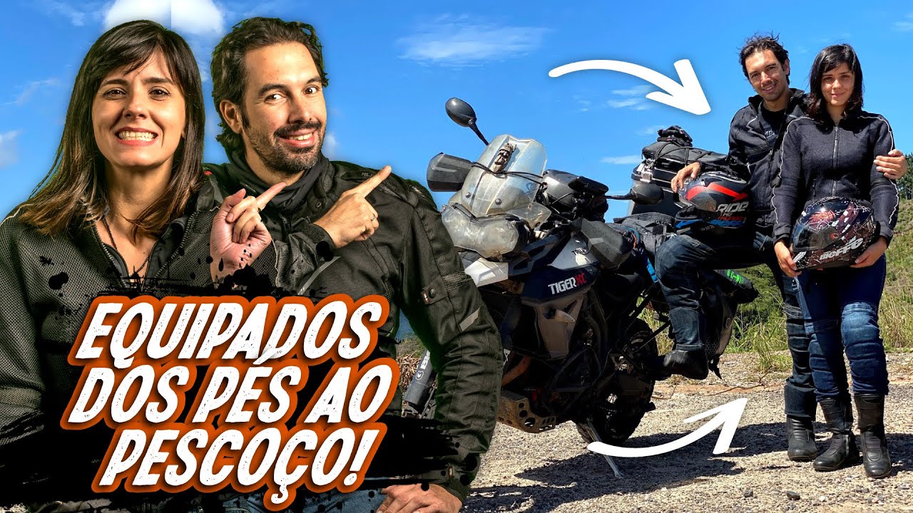 ROUPA DE MOTO PARA PILOTO E GARUPA: EQUIPAMENTO COMPLETO | HLX 👊✊✊✊