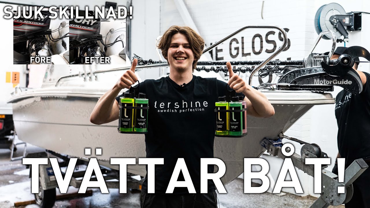 SÅ TVÄTTAR DU EN BÅT
