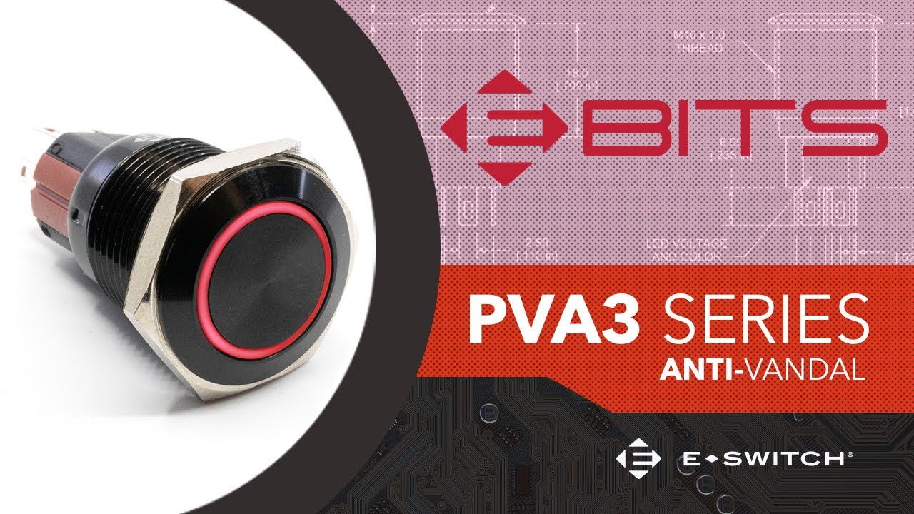 Anti-Vandal Switches: E-Switch PVA3 Series