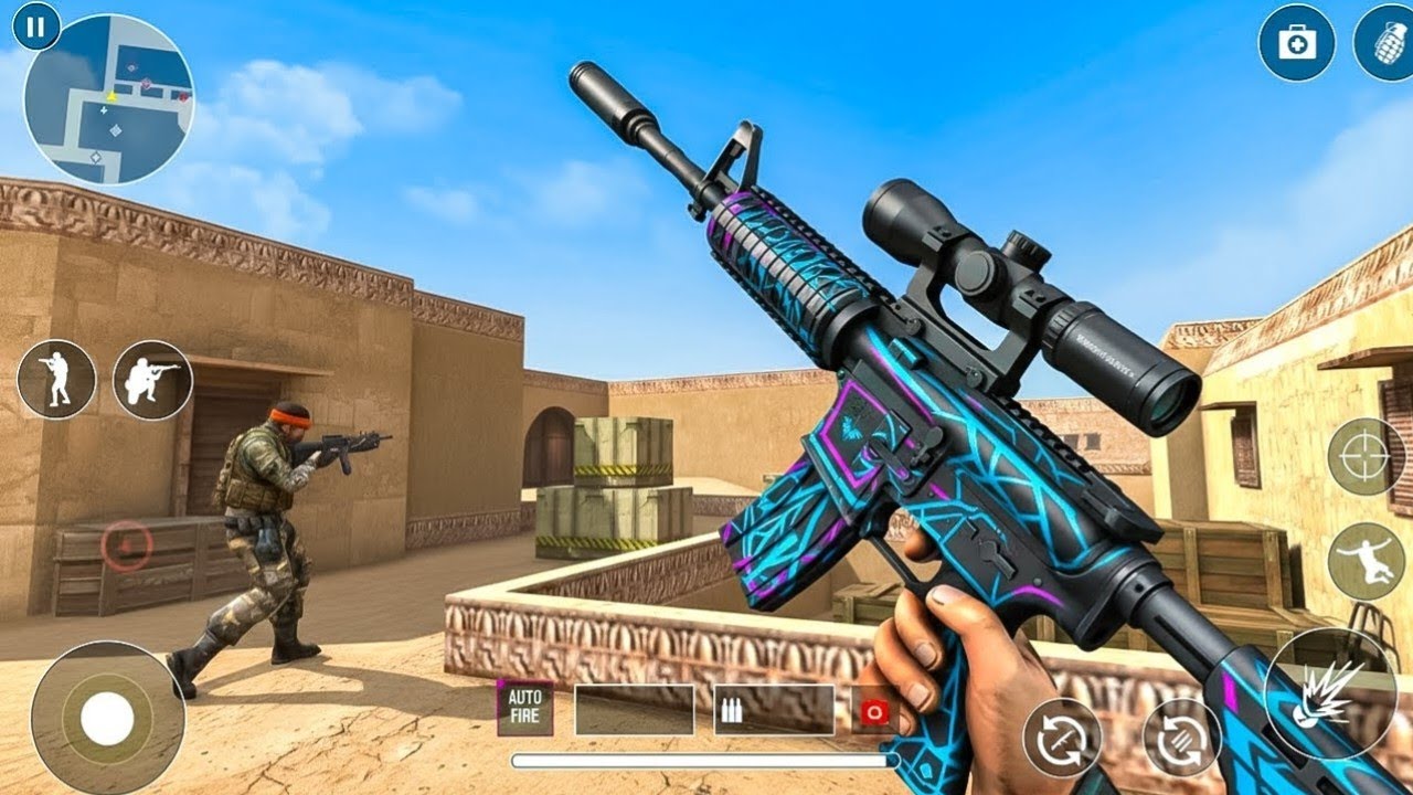 Counter Terrorist Offline Shooting - Modern FPS Shooting Game - Android Gameplay
