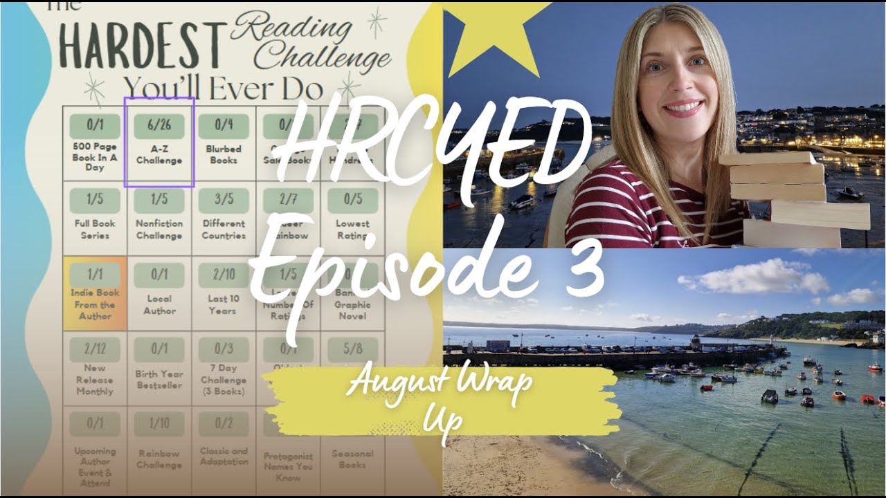 Hrcyed Episode 3 - August Wrap Up | Your True Shelf #booktube #hrcyed #vlog #vacation