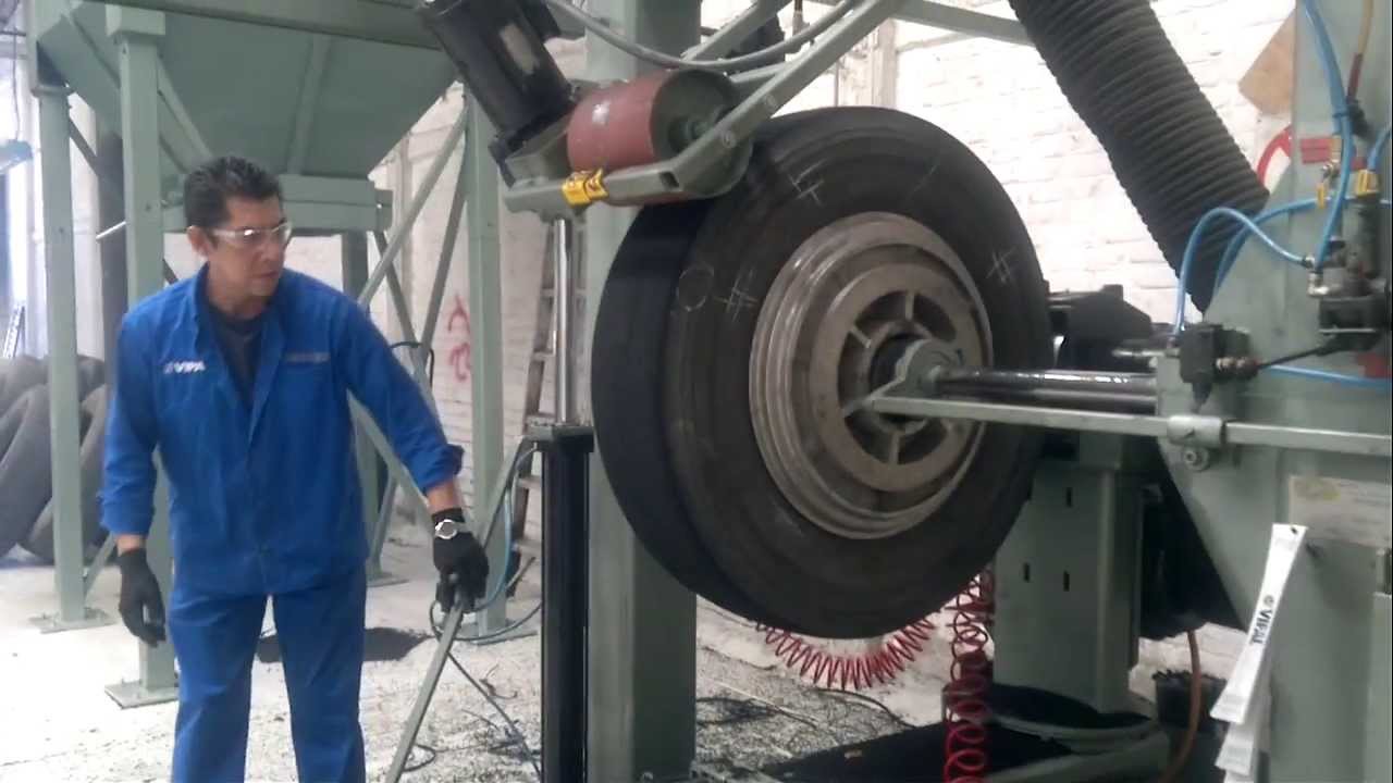 RASPADOR DE DE LLANTAS DE CAMION