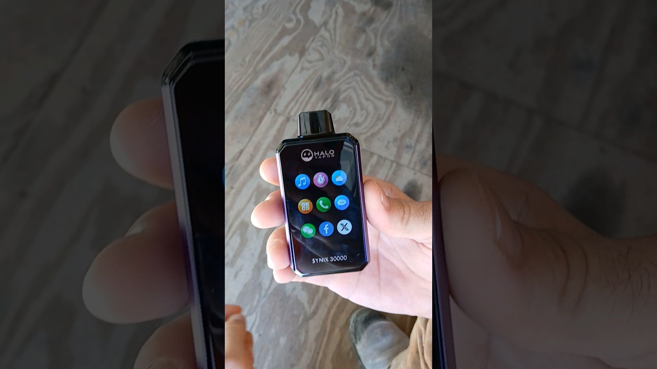 Halo Vapor Synix 30000 Ecig, the smart phone ecig with apps whattttt!!!