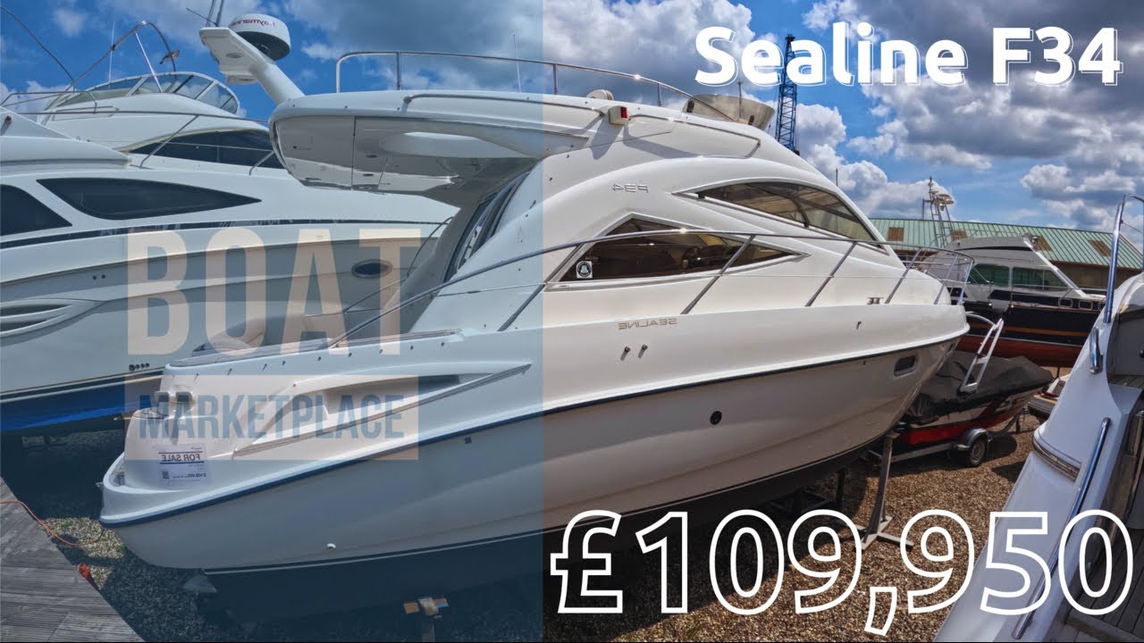 Sealine F34 Yacht For Sale, Boat Tour