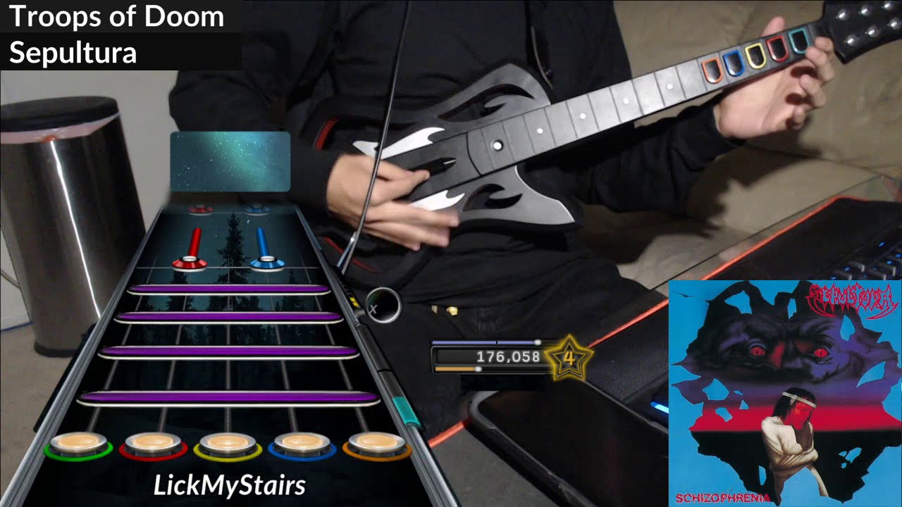 [Clone Hero] Sepultura - Troops Of Doom (Sightread) 93%