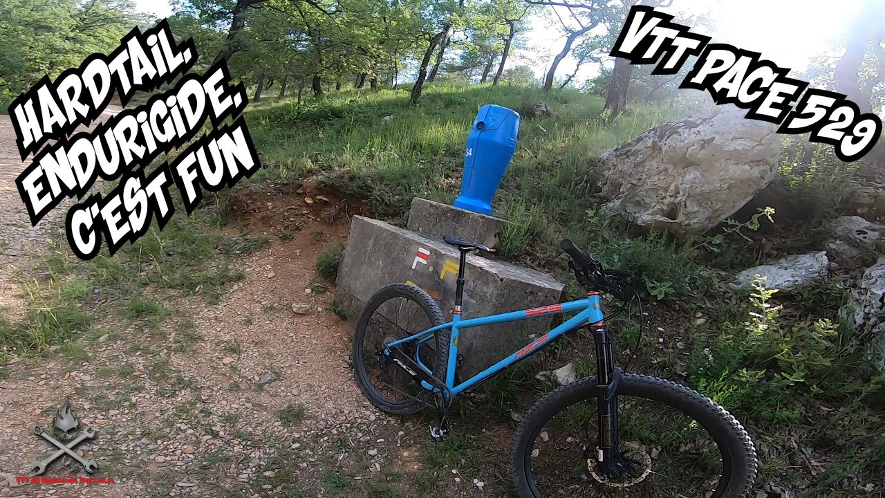 Test d'un VTT hartail So british, le Pace 529, un seul mot pour cet endurigide: Fun !!!
