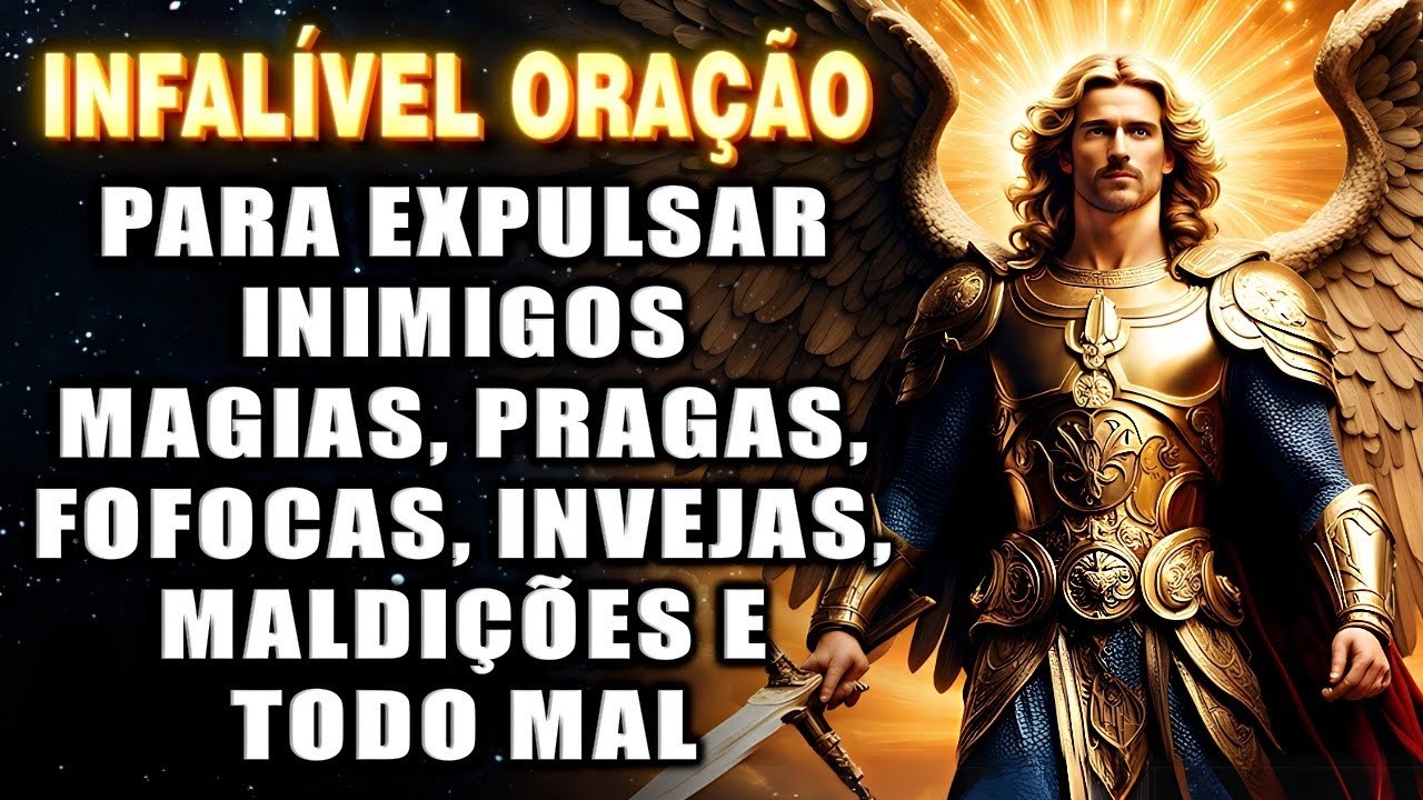 Oração FORTÍSSIMA a SÃO MIGUEL ARCANJO contra Pragas, Fofocas, Feitiços, Inveja e Maldições
