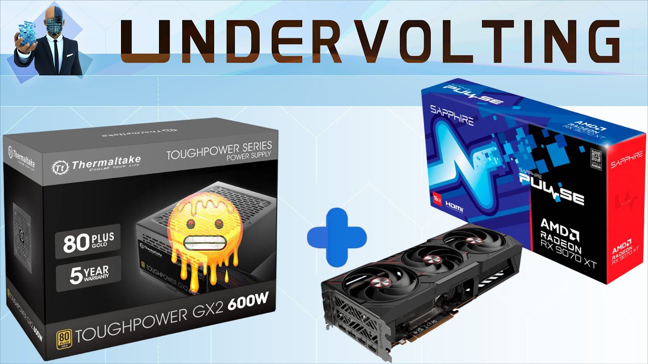 Undervolting de locura: RX 9070 XT con fuente de ¡sólo 600 Watts!