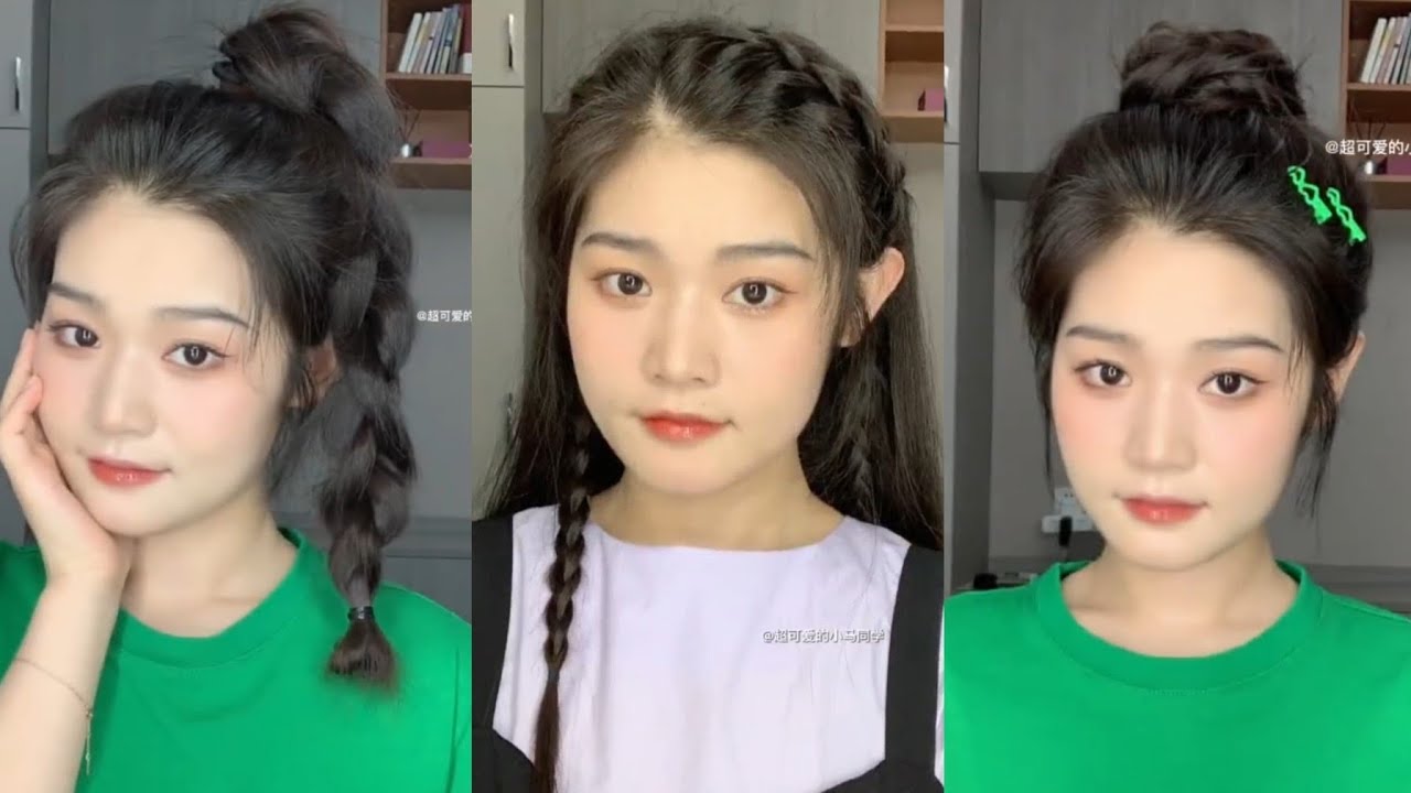 Cute & Easy🌼Best Hairstyle Braid Hairstyle Tutorial Korean style for girl