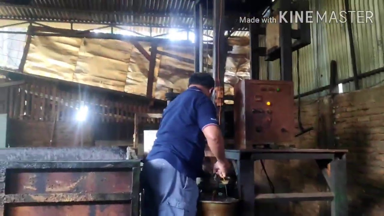 Proses pembuatan balok busa