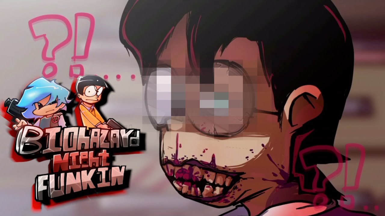 도라에몽 모드는 왜 다 고어 한 거야... 프나펑 노비타 바이오하자드 나이트 펑킨 모드!!! [FNF Nobita's BIOHAZARD Night Funkin DEMO]