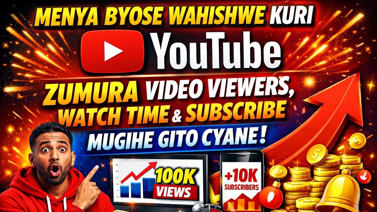 MENYA AMABANGA AKOMEYE WAHISHWE KURI YOUTUBE NUKO WAZAMUTA CHANNEL YAWE MUGIHE GITO CYANE