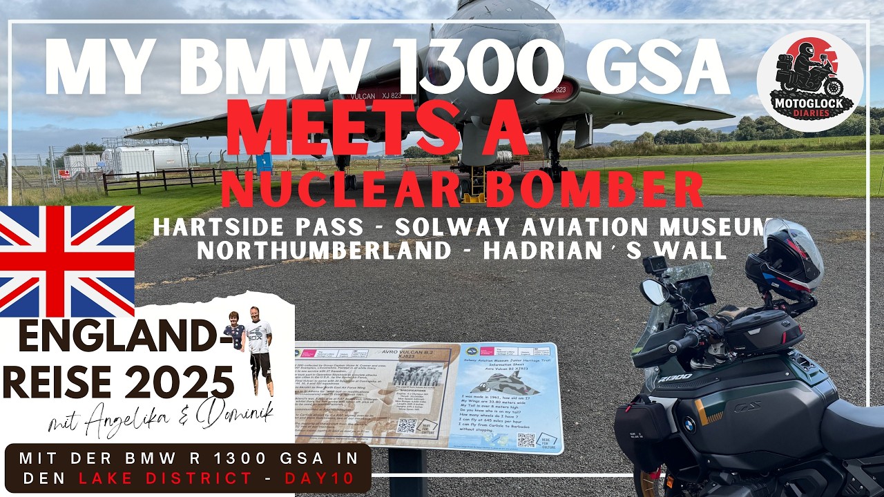 Englandreise 2025 - Day 10 - GSA meets a Nuclear Bomber - Hartside Pass - Hadrian's Wall - Sycamore