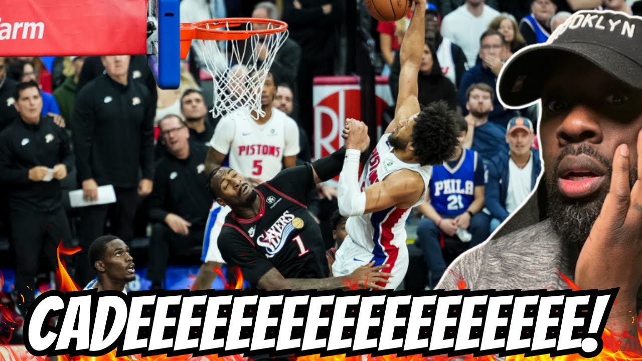 ЛЕГКАЯ РАБОТА!! 76ERS против PISTONS | ПОЛНЫЕ МОМЕНТЫ ИГРЫ | РЕАКЦИЯ!!!
