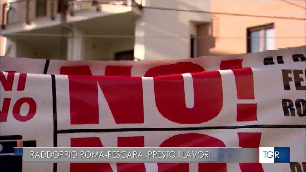 RADDOPPIO ROMA - PESCARA: LAVORI IN VISTA