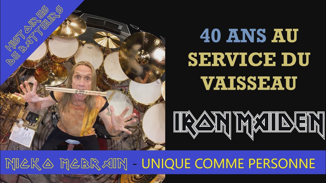 HISTOIRES DE BATTEURS - EP13 - Nicko McBrain, unique comme personne (sic)