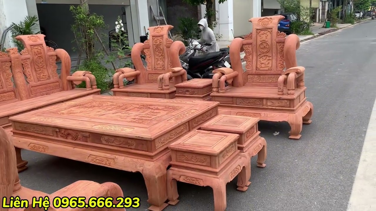 Chia Sẻ Mẫu Mã Tần Thuỷ Hoàng 10 Món Gỗ Hương Đá Dáng Hàng Cong Dẻo Mềm Mại Trên Phân Khúc Chân 14 