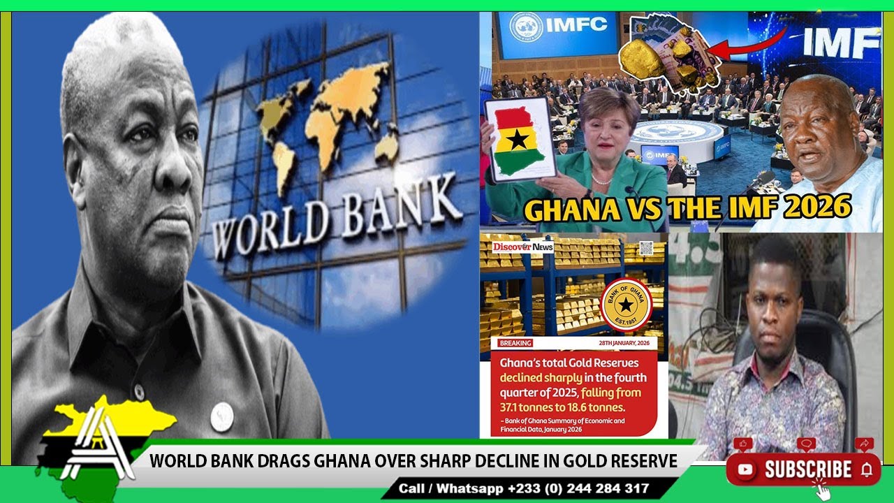 Ayeka: “Why Are U Finishing Your Gold Reserve Just To Stabilize Dollar” World Bank Cautions Ghana..